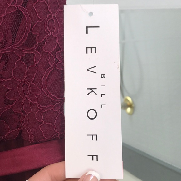 Maroon Bridesmaids, Prom, Event Dress - Picture 3 of 8